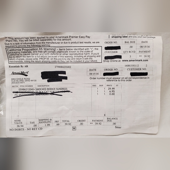 NIP Sundress from Amerimark in BLACK size 4X - Picture 5 of 8